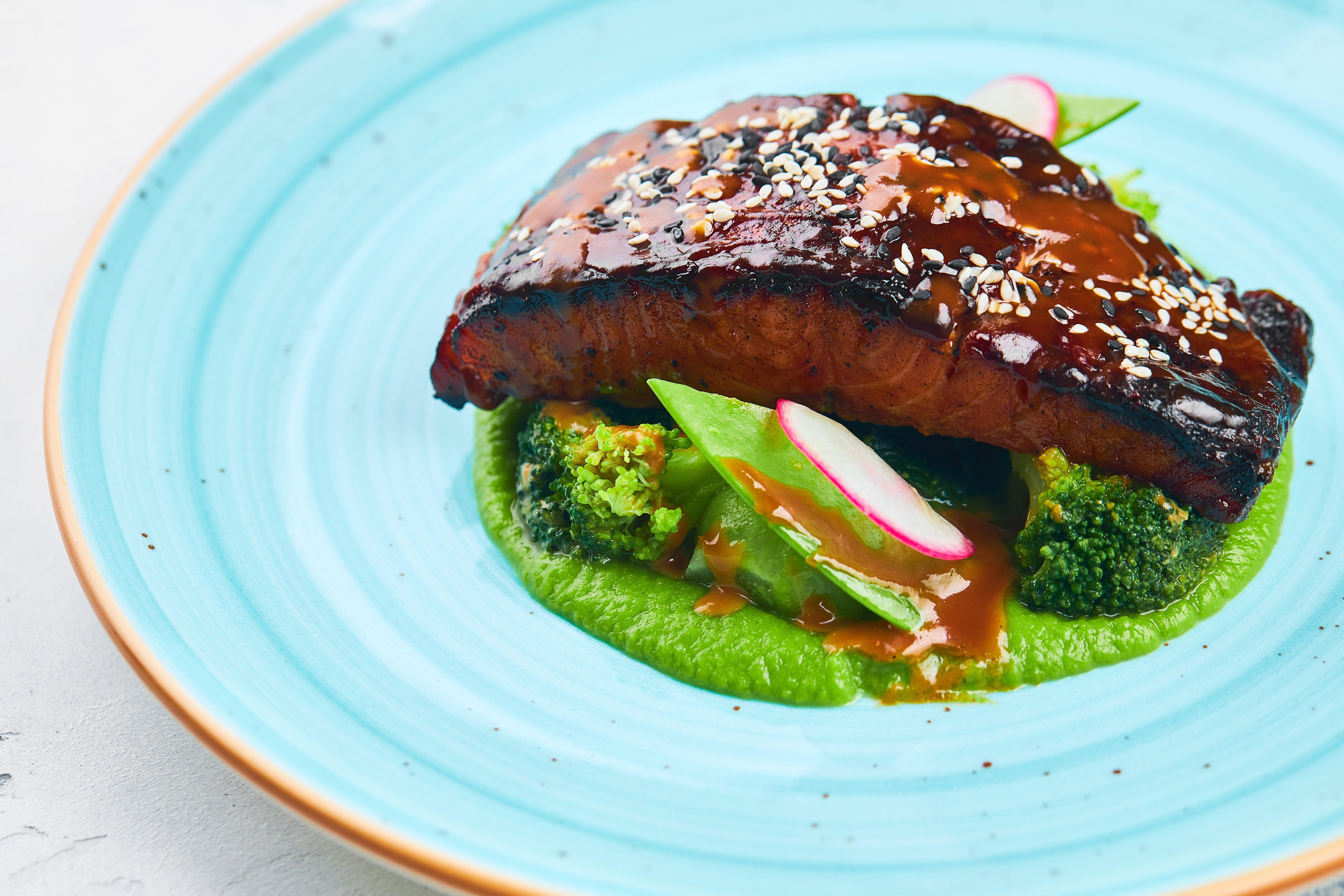 Intercontinental Dubai Marina By Ihg Hotel Екстериор снимка Salmon teriyaki